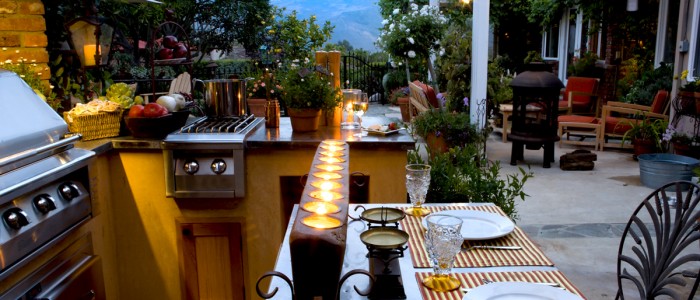 outdoor kitchen materials